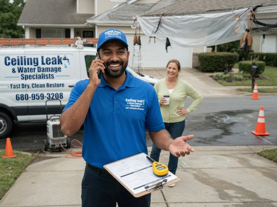 Ceiling Leak Cleanup Huggins, MO FAQs